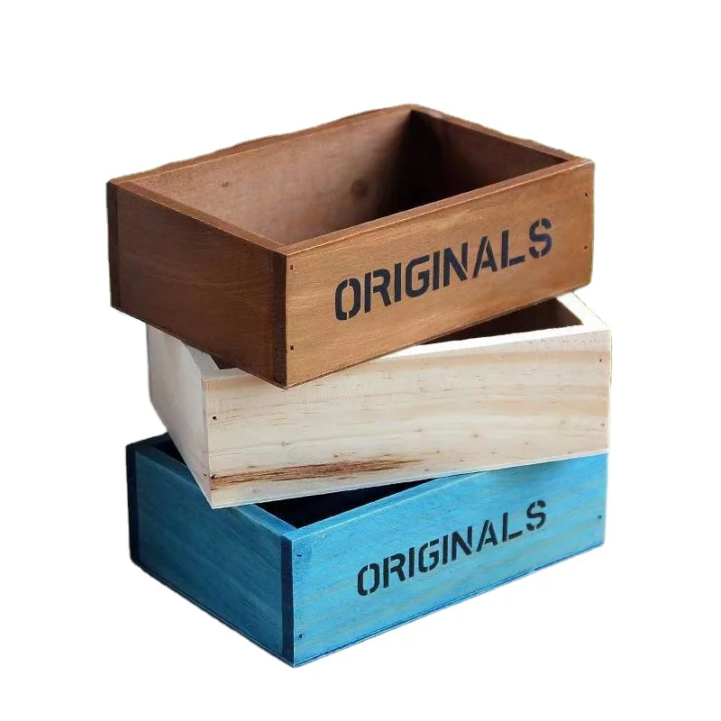 box wooden containers square wooden box - buy wooden chest