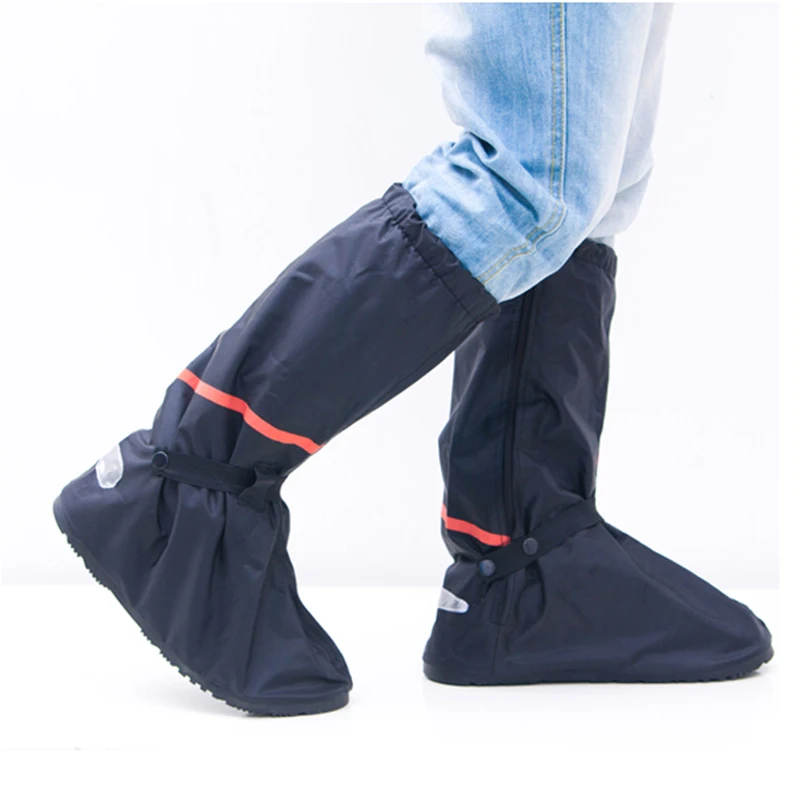 Motowolf PVC Long Antislip Motorcycle Rain Shoe Cover Non Slip Overshoes  Reusable Waterproof Rain Boot Cover