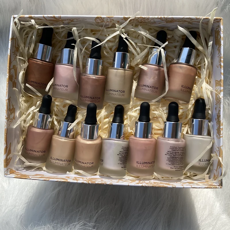 Водостойкий хайлайтер от частного бренда, стойкий Хайлайтер для макияжа, жидкий Хайлайтер для макияжа