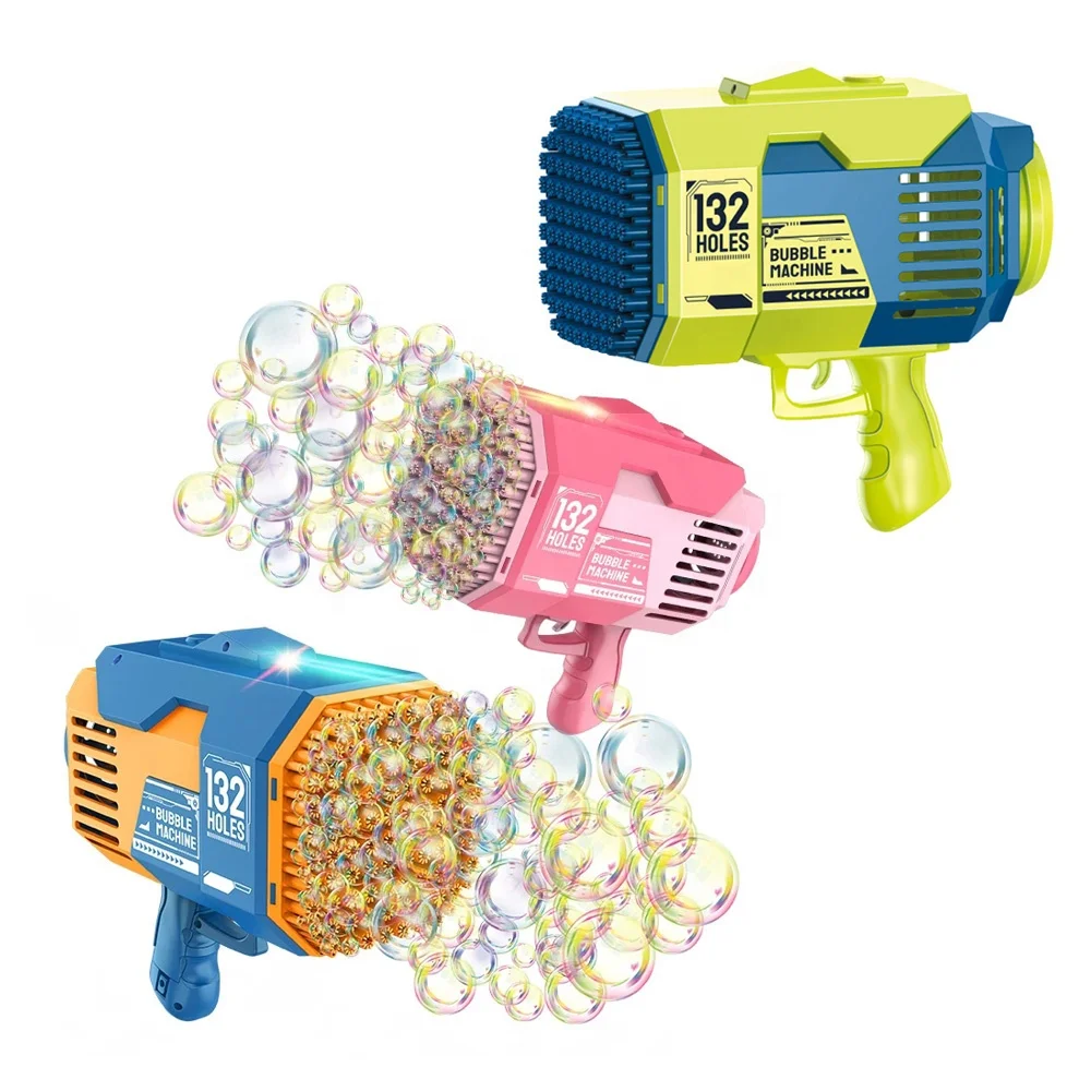 Bazooka Bubble Gun 132 Holes - Pink – Blue Seven