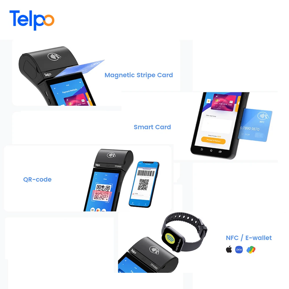 Smart Touch Screen Android Mobile POS Terminals Small Business EFTPOS Machine with Chip Card Reader