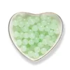 8mm Imitation Jade Glass Beads - Milky Green