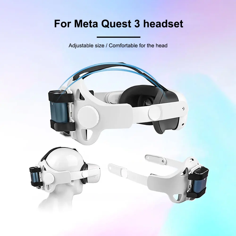 Head Strap Accessories For Meta Quest3 With Battery Holder Precision Hole Adjustable Release Pressure Elite Vrk38 Laudtec manufacture