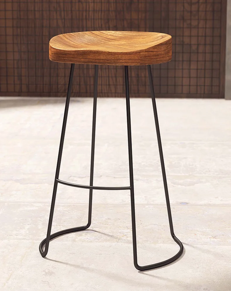 Hot Selling Commercial Used Restaurant Furniture Wooden Chair Metal Leg