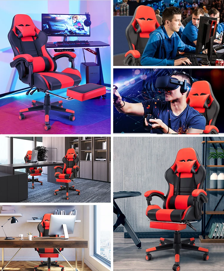 Comfortable Leather Racing Silla Gamer Chair Game Chair Gaming Computer