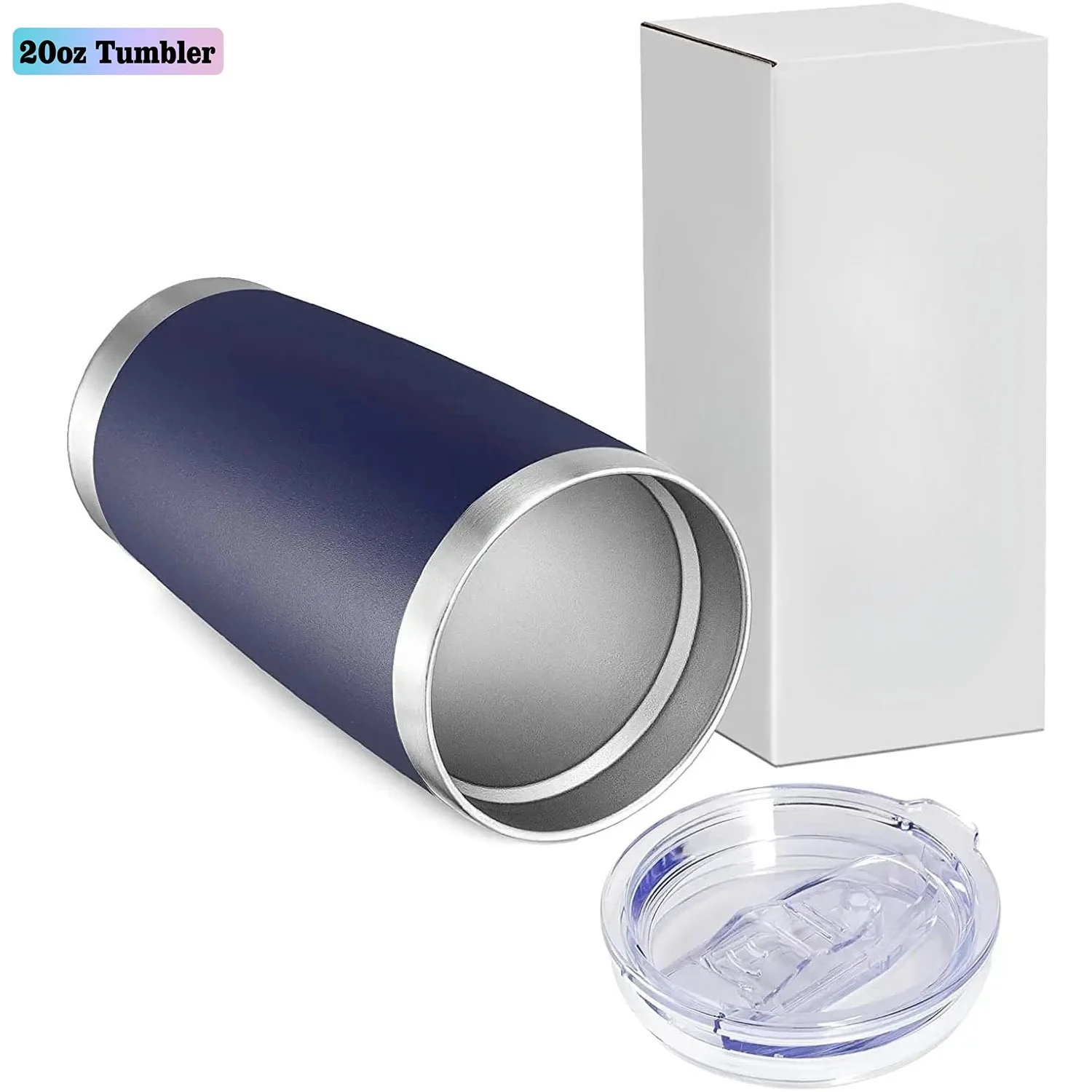 Wholesale High Quality Powder Coated 20oz Stainless Steel Insulated Wine Tumbler Eco-Friendly Minimalist Party Mugs with Custom Logo