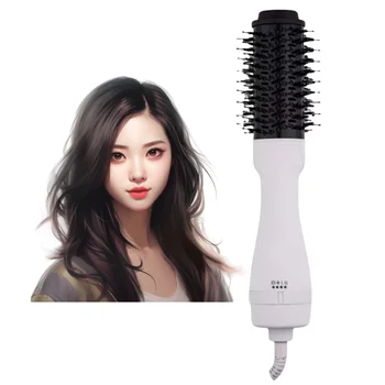 Round Hair Brush Blow Dryer Electric Comb 3 in 1 Hot air Brush