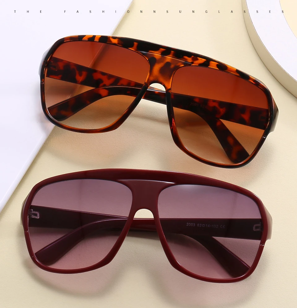 Superhot Eyewear 20123 Fashion 2023 Flat Top Oversized Shades ...