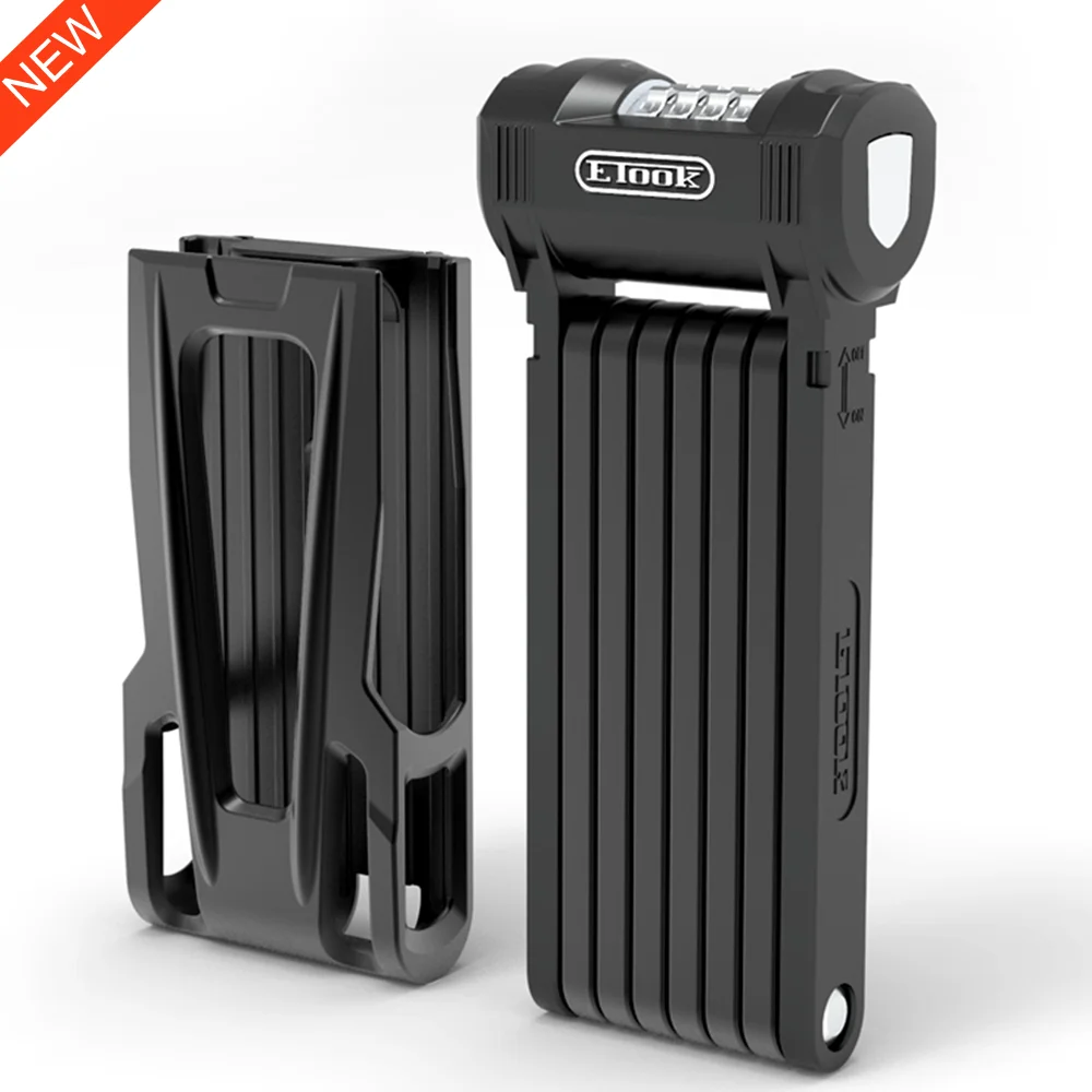 Lucchetto Pieghevole Antifurto ETOOK Per Moto E Scooter - Livello 4 - 480mm