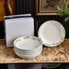 white 18.5cm plate*6