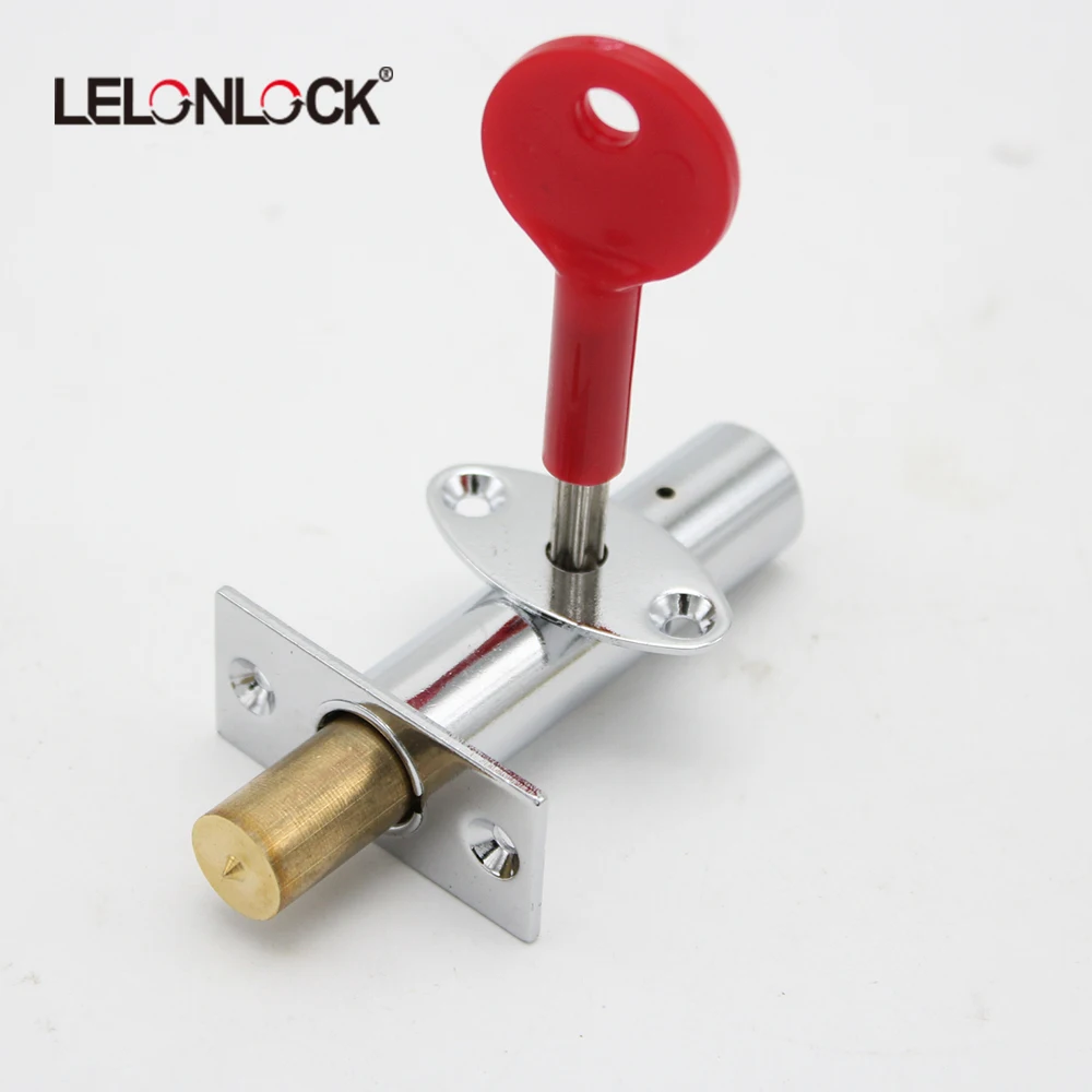 Universal Invisible Fire Pipe Lock  with Key Tube Well Lock Fire Door Escape Security Bolt Lock