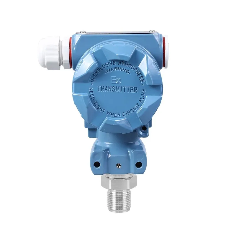4-20ma Analog Output Absolute  Pressure Indicating Transmitter , LCD / LED Digital Oil Air Water Pressure Sensor with 24vdc