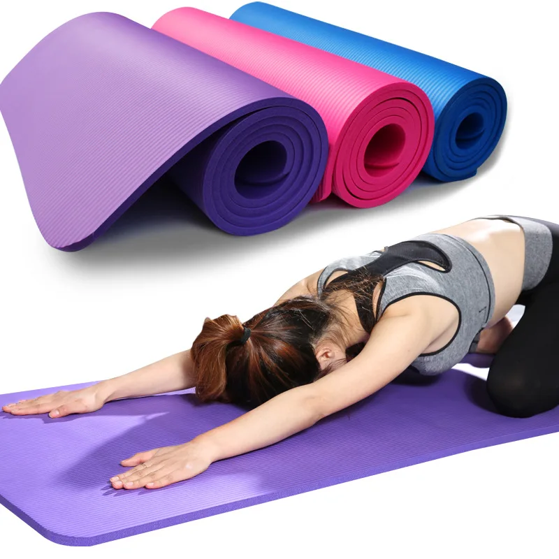 Wholesale 10mm Thickness Nbr Yoga Mat,Multi-function Sports 
