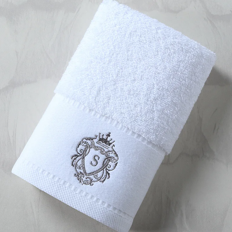 Good quality customized LOGO combed cotton pure cotton hotel bath towel details