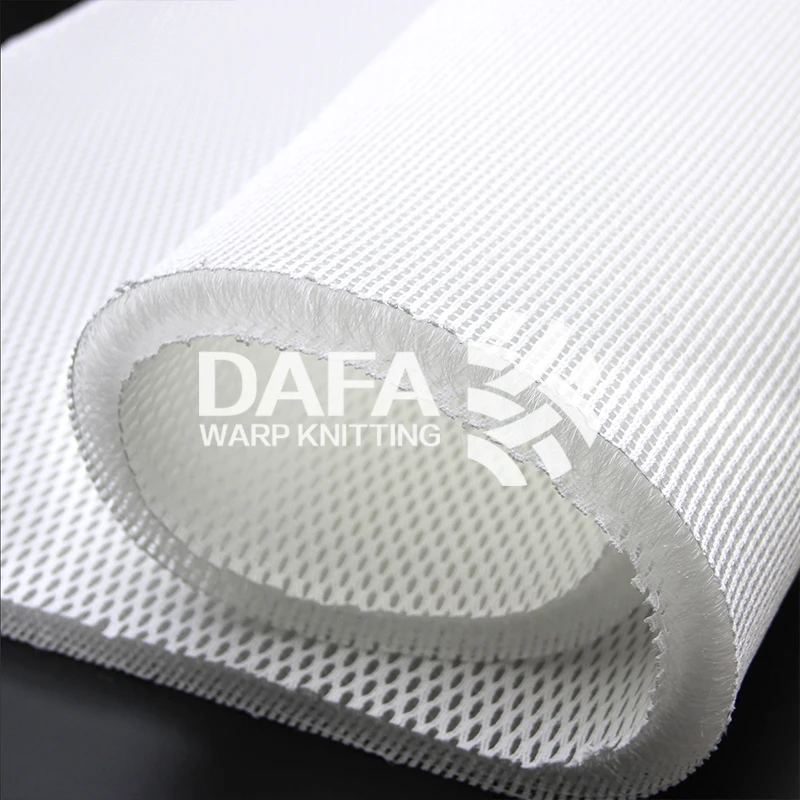 3d Mesh Warp Knitted 3d Spacer Fabric Air Mesh 100% Polyester Cushion Core Material Knitted Fabric DYED