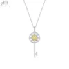 Or massif 18 carats blanc et jaune