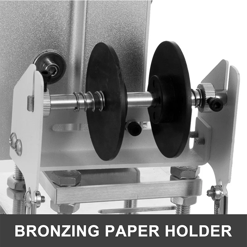 Mini Digital Heat Press Machine Automatic Foil Feeding Custom Diy Logo Stamp Hot Foil Stamping Machine for Leather Wood Paper