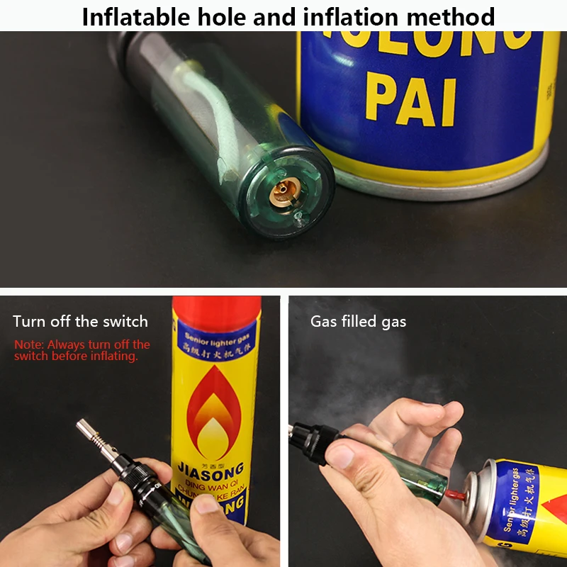 handskit  mt-100 16pcs Gas soldering iron kit  multifunctional Cordless Torch Butane inflatable gas soldering iron set