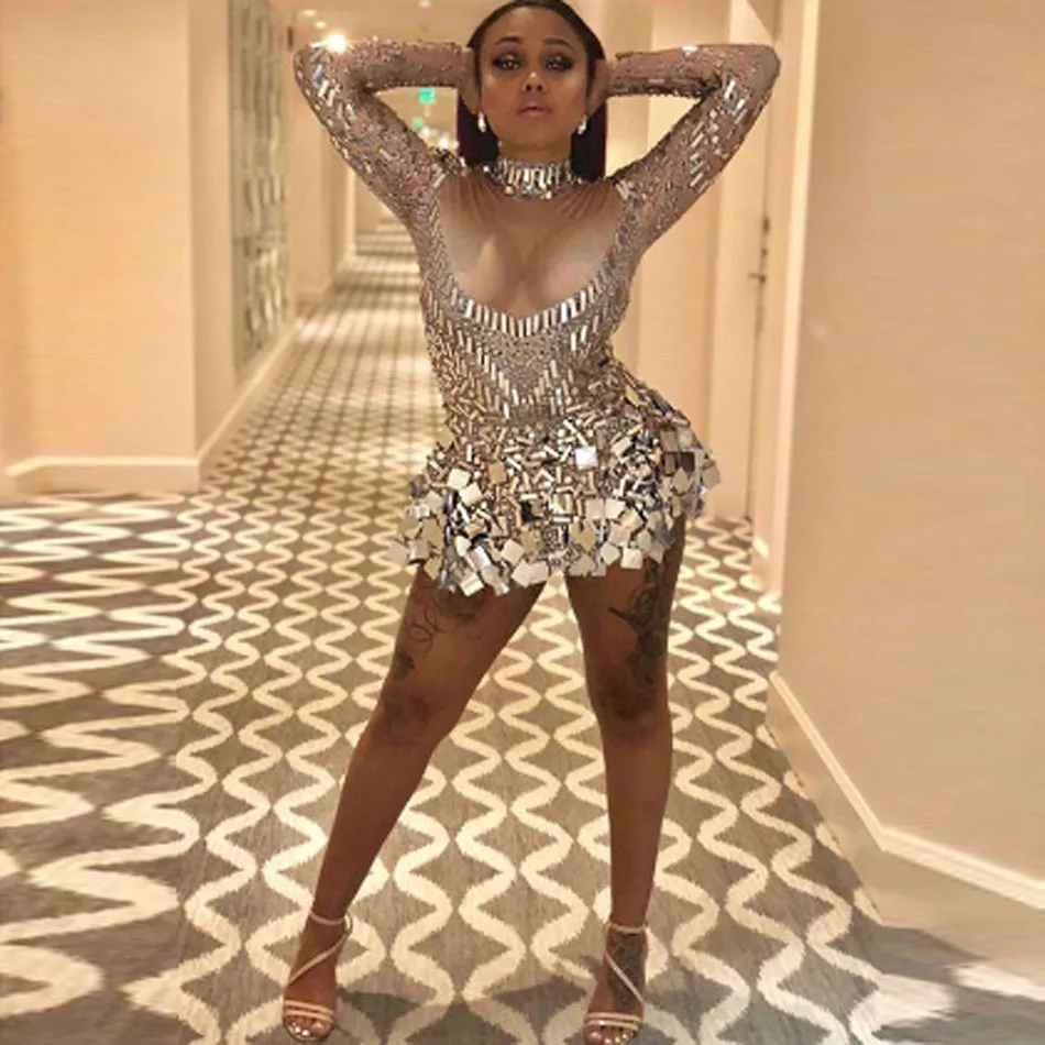 Mini Silver Sparkly Dress Dresses High End Exclusive Sequin Dress Available  Sizes Sxl Poshmark