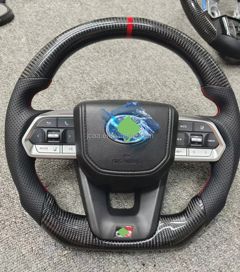 Новое поступление, многофункциональное рулевое колесо, обновляющее рулевое колесо, для Toyota land cruiser 2008 + и prado 10 +