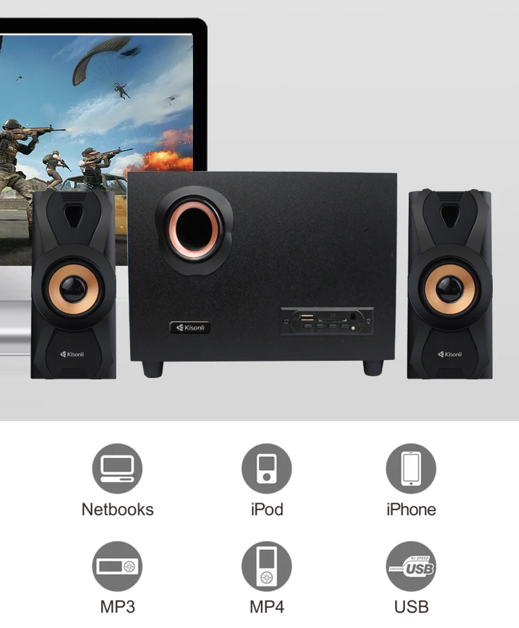 gadget technology speaker kisonli BT speaker usb player sound equipment amplifiers speaker