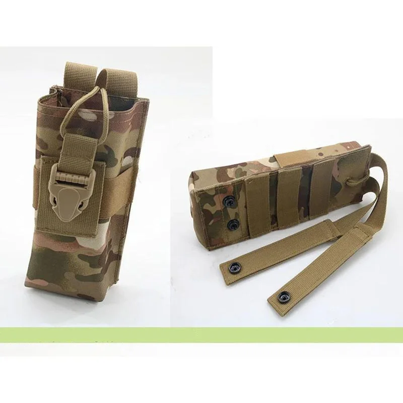 Multi-functional Adjustable Outdoor Waist Wrap Camouflage Tactical Belt Set Multi-functional Belt High Duty Accessory Bag
