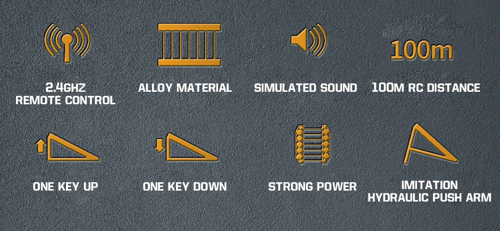 HUINA 1573 1/14 10CH RC Dumping Truck 2.4GHz Toys Remote Control Dump Self-Discharging Engineering Truck LED Light RC Truck Toy