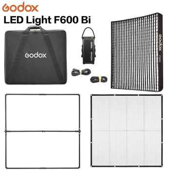 Godox KNOWLED F600Bi Bi-Color Flexible LED Light 12.1*12.1m 2700-8500K Foldable Waterproof App Control LED Light Panel