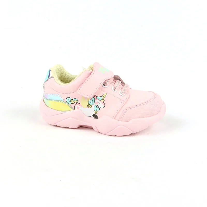 Light Pink and Blue Cute Cartoon Pattern Children Girls Baby Unicorn Shoes for Kids Girls