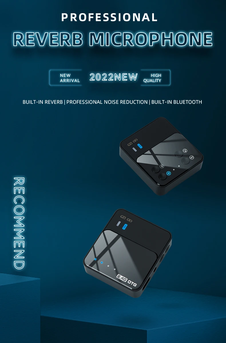 Aospwo Youtuber Smallest Wireless Recording Professional Microfone Sem