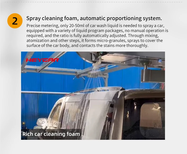 Touchless Cleaning Machine Fully Automatic Tunnel Car Wash Machine Price Car Washer Buy High