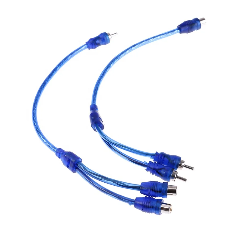 Cavo Splitter Y Audio RCA 15 Cm Maschio A 2 Maschi Per Hi-fi