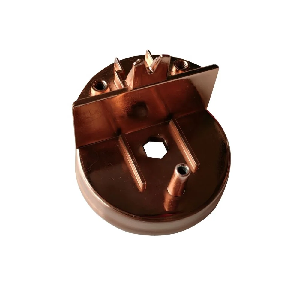 Custom Metal Fabrication Service OEM Rose Gold Color Zinc Alloy Die Casting Spare Part