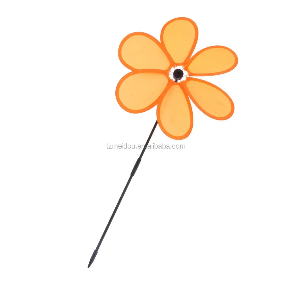 Цветочная ветряная мельница, игрушки для детей, украшение для сада, цветные уличные Спиннеры