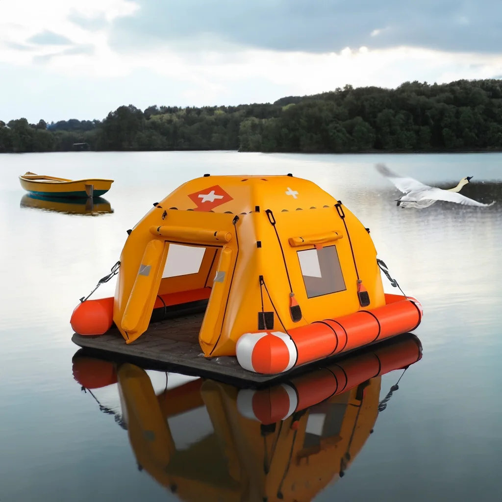 New Wholesale Outdoor Camping Inflatable Floating Water Tent Pvc Shoal