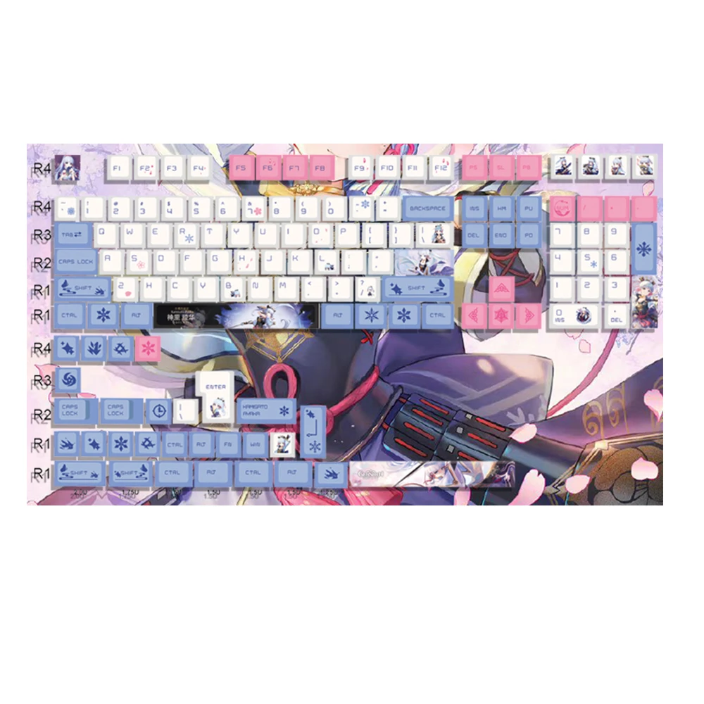 Overseas Warehouse Art Keycaps Keyboard Tanjiro Pbt Dyesub Anime ...