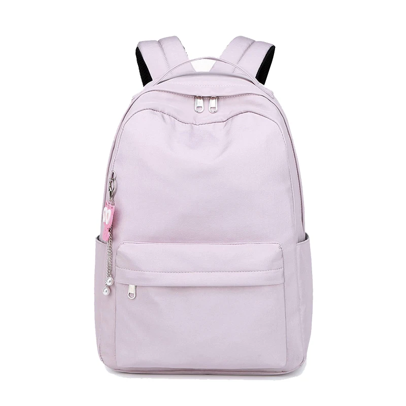 Light pink school top bag