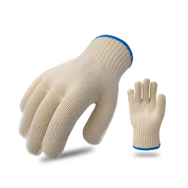 350 temperature Heat Contact Double Layer Cooking Heat Resistant Kitchen Gloves