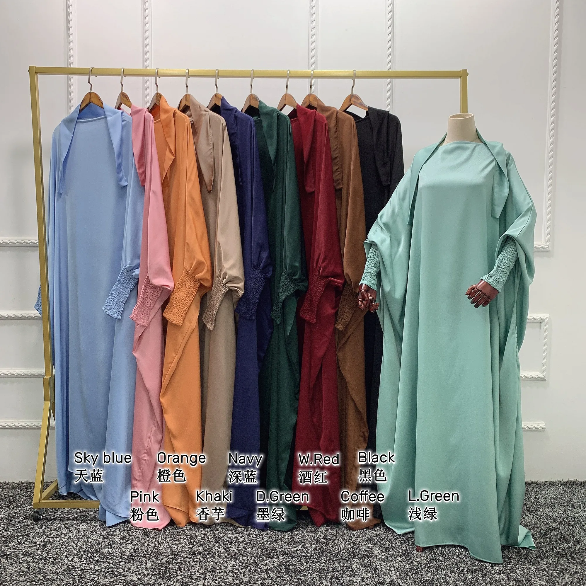 Loriya One Piece Jilbab Abaya Designs Dubai Women Overhead Khimar ...