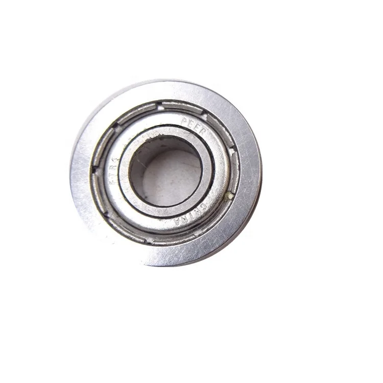 Flange Bearings Robot Parts FR5ZZ Deep Groove Ball Bearing Small Size