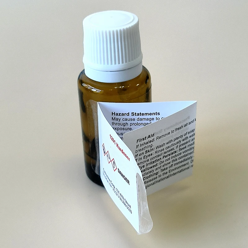 Recyclable Peel and Reseal Multi Layer Labels Multi Layer Stickers Peel and Reveal Sticker Labels Folding Booklet Label