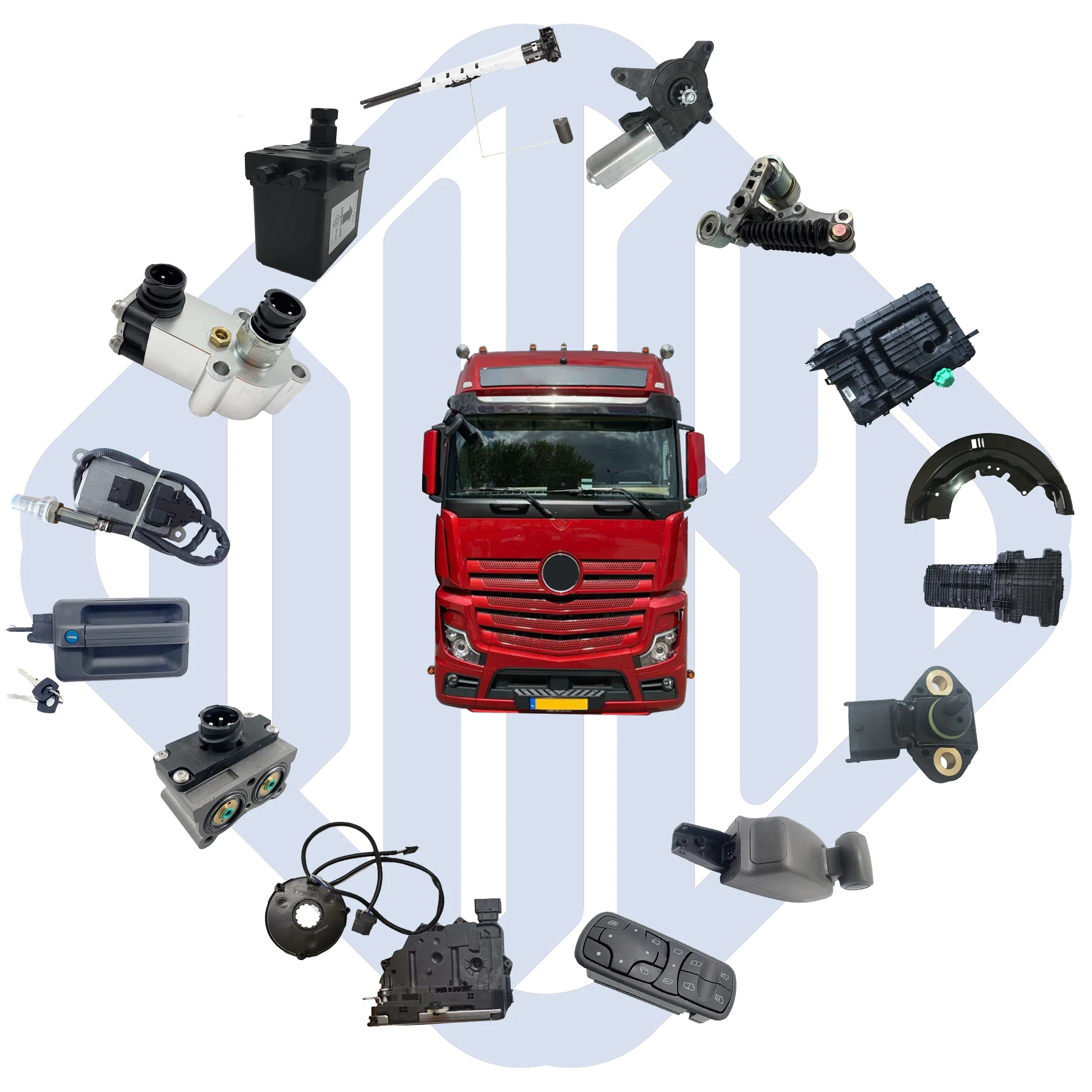 OURI Trailer Truck Parts - Mercedes Benz Actros MP4 Solenoid