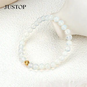 Wholesale Trendy Turquoise Crystal Rhinestone Round Bead Bracelet for Anniversary