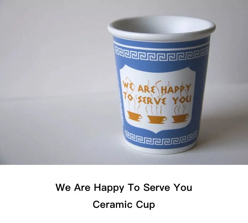 We Are Happy To Serve You Ceramic Coffee Cup York Iconic Paper Cup