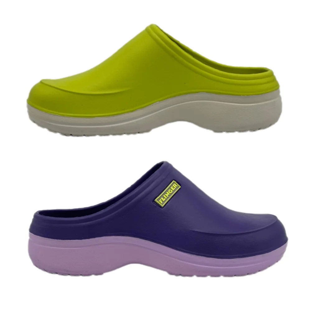Comfortable and Stylish Dual-Color EVA for Slippers for Summer and Autumn Featuring Shock Absorption Non-Slip Soles