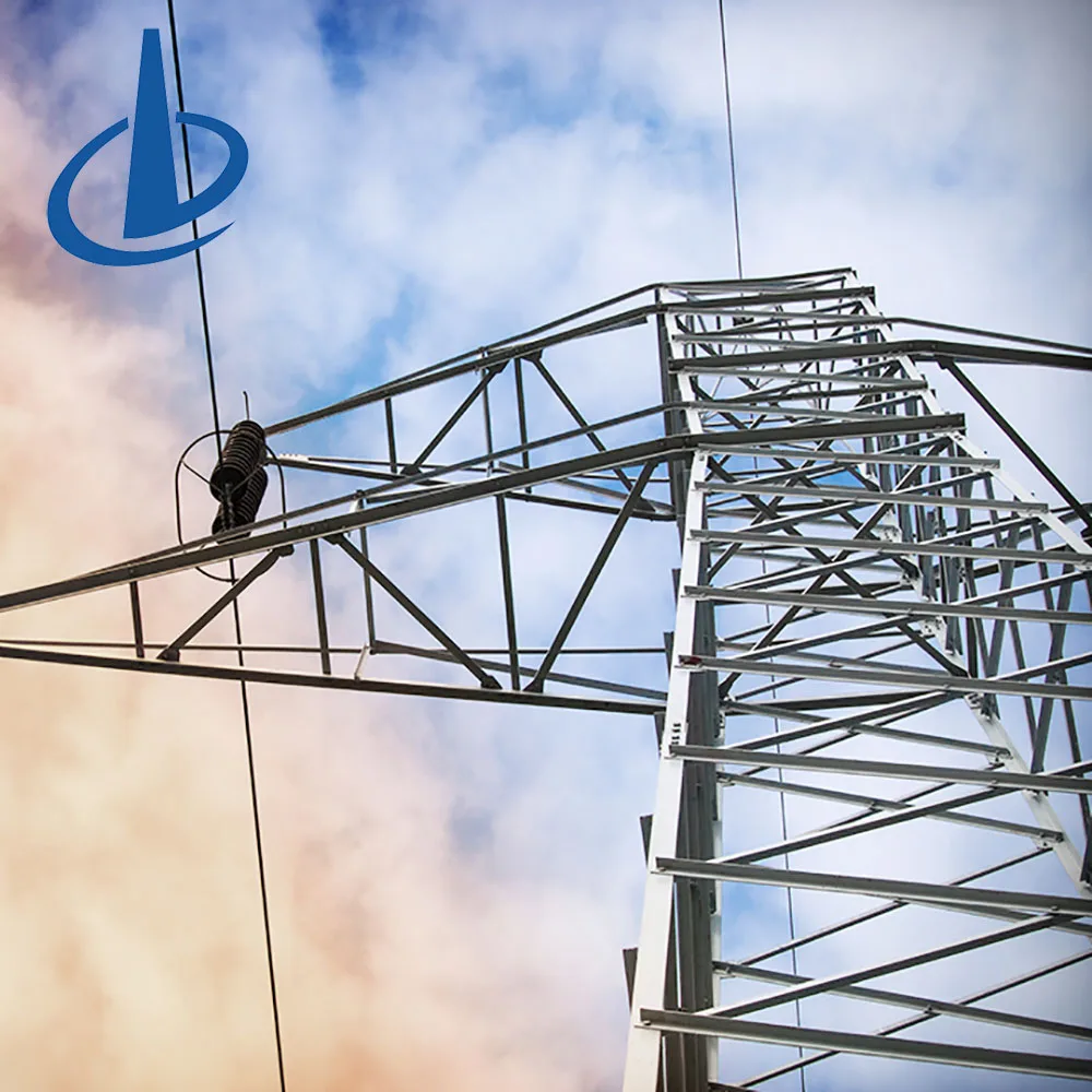 product factory price  steel lattice electric power tower 132kv transmission line tower for power grid transmission line construction-2
