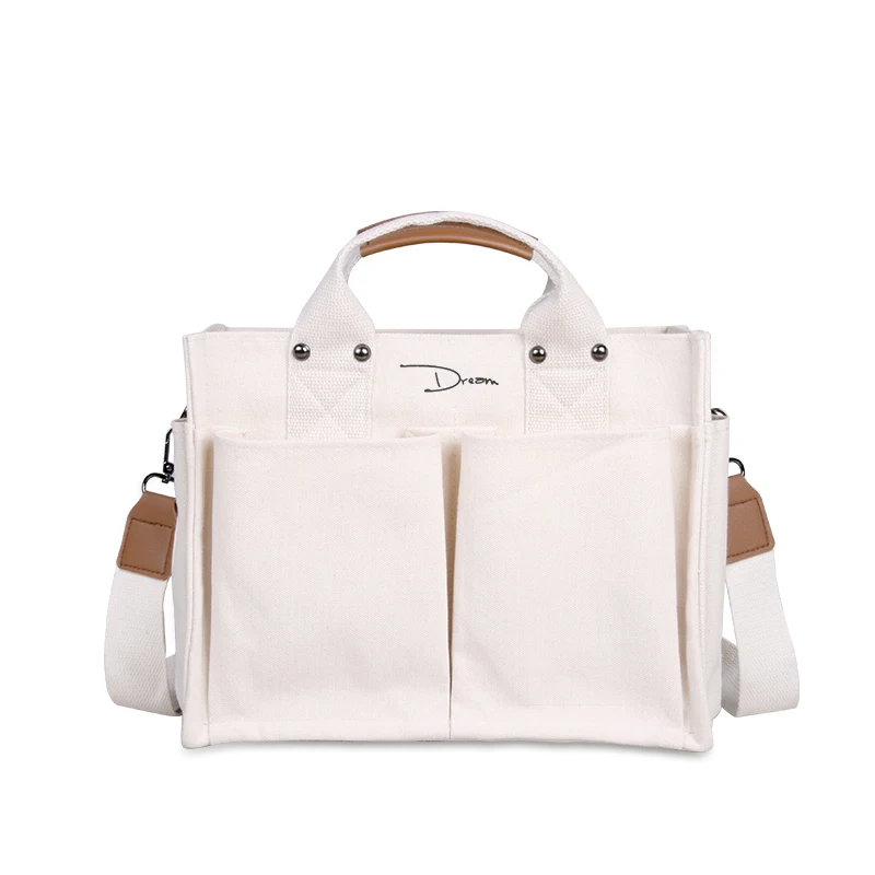 Hot style single shoulder crossbody bag casual fashion canvas women shoulder bag handbag