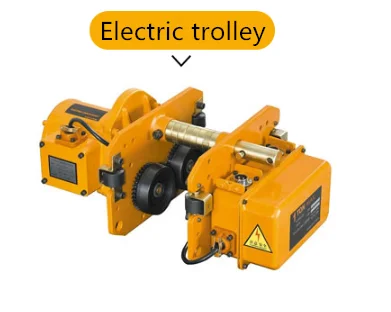 Manual Push I h Beam Chain Geared Hoist Lift Cart Monorail Gear Trolley