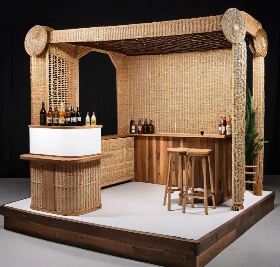 Funroad Shopping Mall Fast Food Kiosk Fruit Juice Bar Coffee Kiosk Milkshake Kiosk for Sale