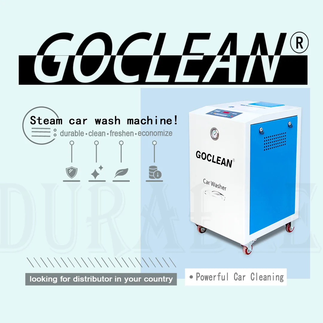 GOCLEAN 16 Bar Diesel Mobile Steam Car Wash Machine 6.0